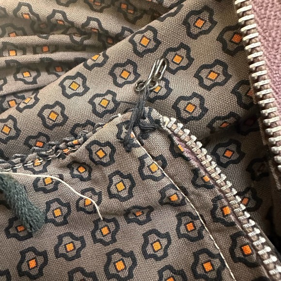 Candy Jones California 50's 60's Vintage Greyish Brown Day Dress sz XS/0 - Picture 13 of 15